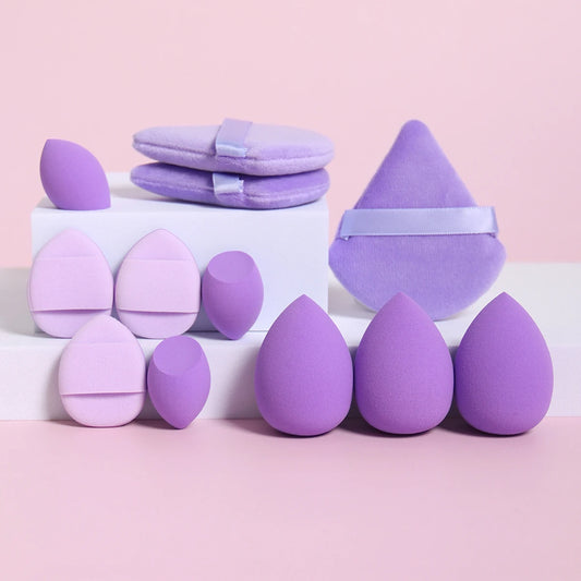 Makeup Sponge & Puff Kit  for All-Purpose (12 PCS)